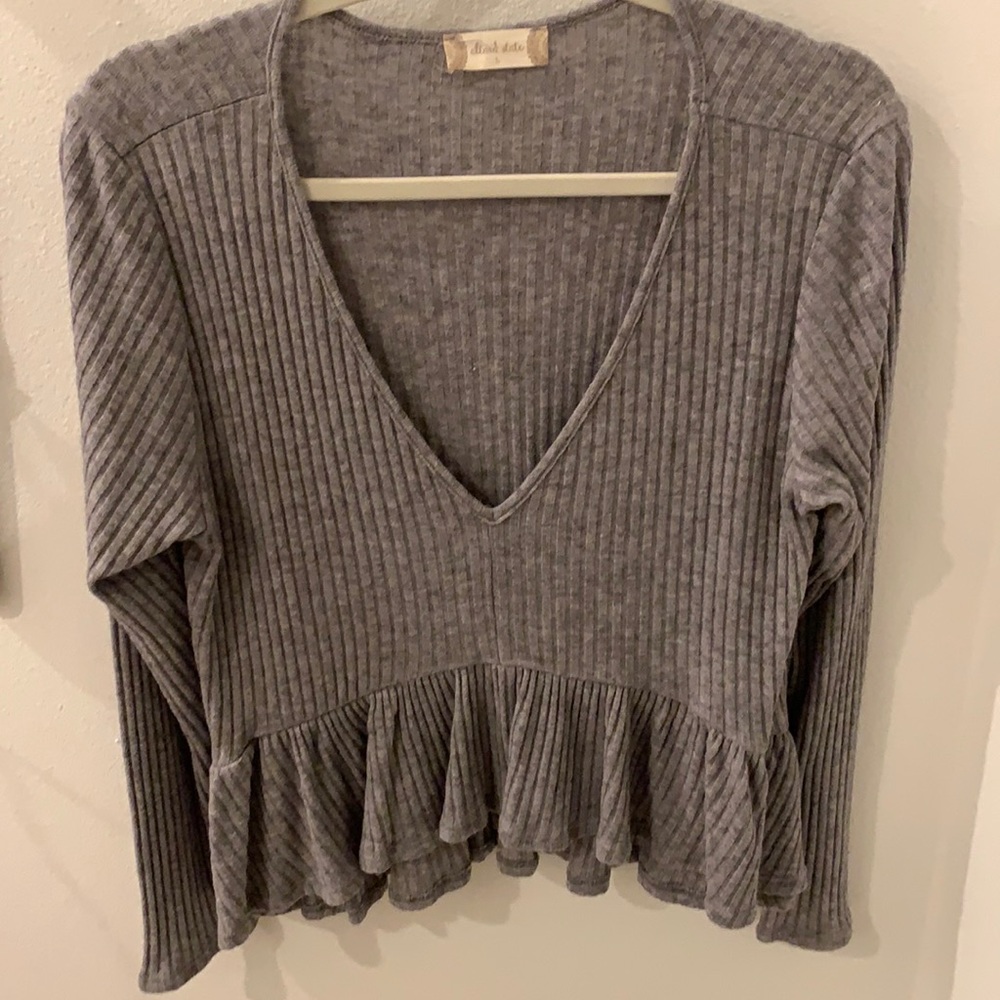 low v neck top